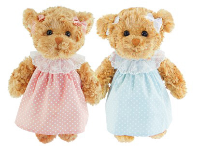 Bamse Hedvig, turkis kjole, 25cm